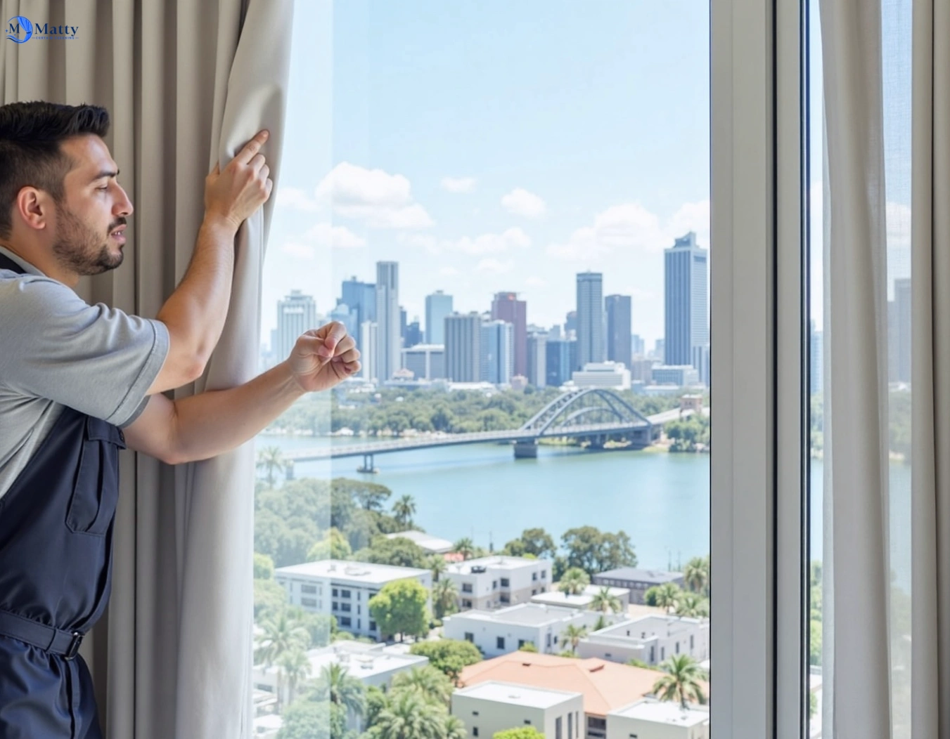 Professional curtain steam cleaning service narrabeen-nsw QLD by Matty Curtain Cleaning