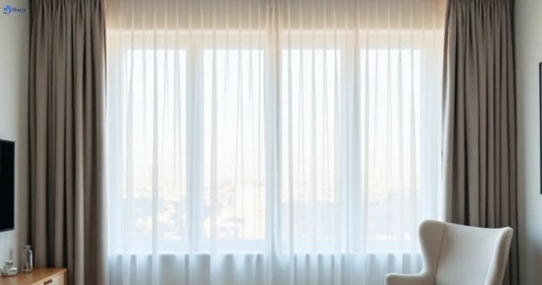 Freshly steam cleaned curtains in narrabeen-nsw QLD